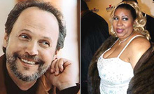 Billy Crystal e Aretha Franklin