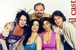 Il cast del musical "Emozioni"