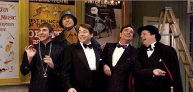 Una foto di scena dal film "The Producers"