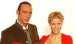 Luca Ward e Lorella Cuccarini in "Tutti Insieme Appassionatamente"