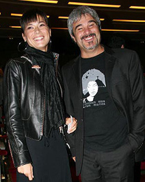 Roberta Lanfranchi con il marito Pino Insegno