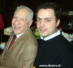 Giovanni Maria Lori con Mel Brooks