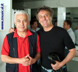 Saverio Marconi con Enzo Iacchetti