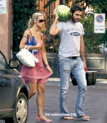Michelle Hunziker e Daniele Pecci dal settimanale "CHI"