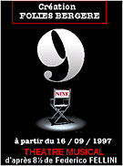 La locandina di "Nine" all Folies Bergere di Parigi