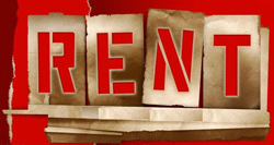 Il logo del film "Rent"
