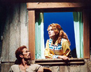 Raffaele Paganini e Tosca in "Sette Spose per Sette Fratelli"