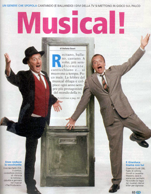 Il servizio di Sorrisi e Canzoni TV sui musical in Italia