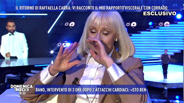 Raffa in lacrime dalla D'Urso Raffa in lacrime dalla D'Urso