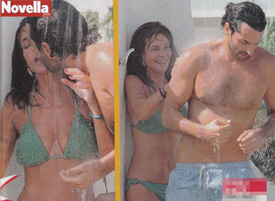 Doccia "hot" per la De Sio Doccia "hot" per la De Sio