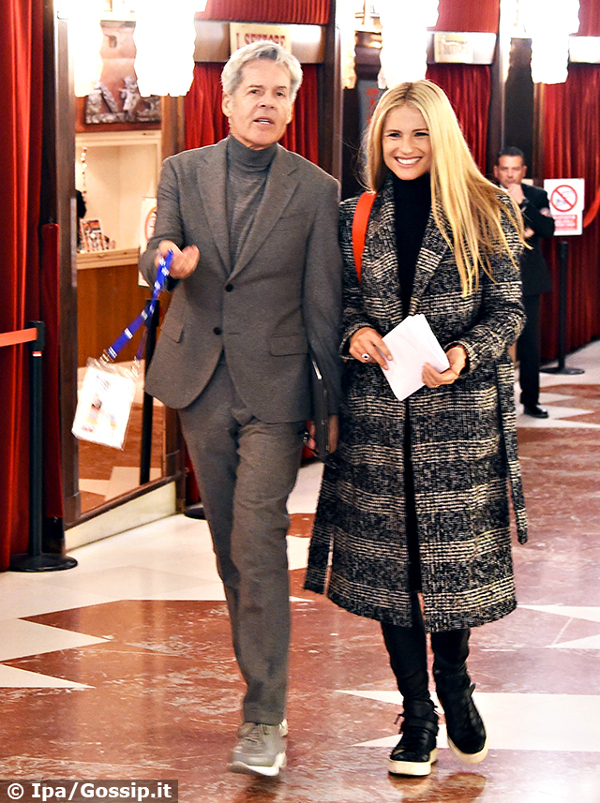 Hunziker e Baglioni a Sanremo Hunziker e Baglioni a Sanremo
