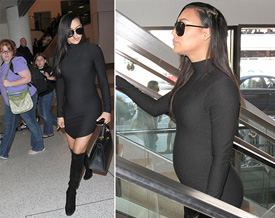 Naya Rivera decisamente... incinta Naya Rivera decisamente... incinta