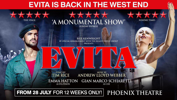 Un "Che" italiano per "Evita" a Londra Un "Che" italiano per "Evita" a Londra