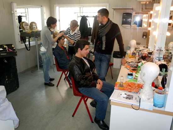 le foto "rubate" alle prove di Happy Days a Milano