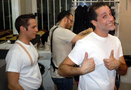 le foto "rubate" alle prove di Happy Days a Milano