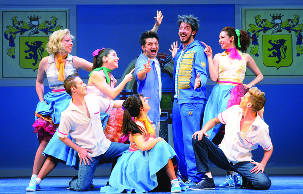 Una foto di scena