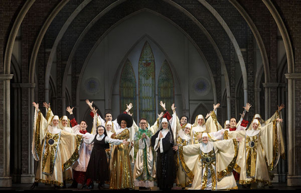 Una scena del musical