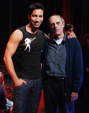 Michel Altieri con Dario Argento