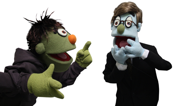 Due pupazzi di "Avenue Q"