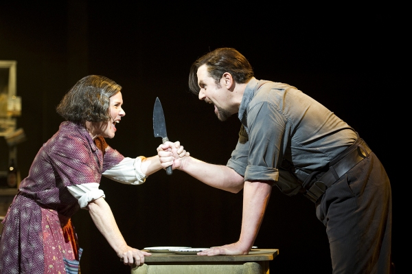 Imelda Staunton e Michael Ball in Sweeney Todd