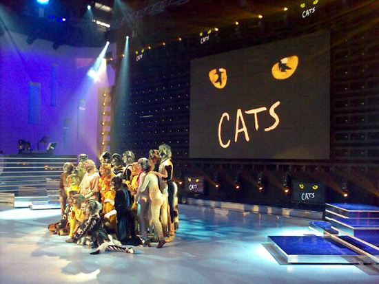 Il Cast di Cats a "Domenica in - 7 Giorni" (Foto Iaia2009)