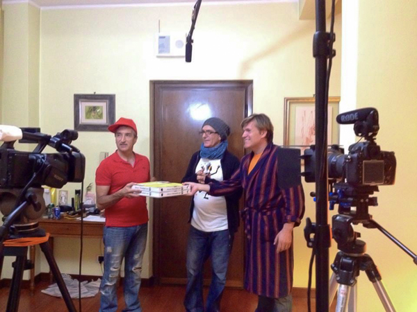 Una foto dal set