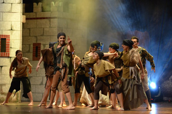 Una foto di scena