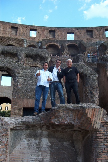 Daniel Ezralow, Francesco Martini Coveri e Saverio Marconi al Colosseo di Roma