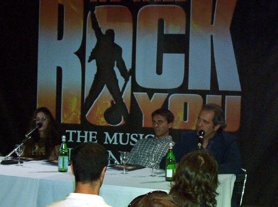 La conferenza stampa di "We Will Rock You"