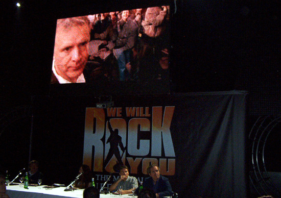 La conferenza stampa di "We Will Rock You"