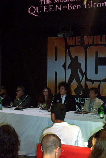 La conferenza stampa di "We Will Rock You"