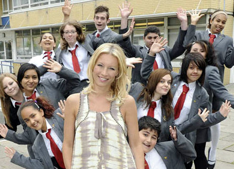 Denise Van Outen e i concorrenti