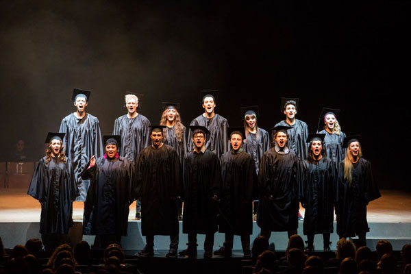 Una foto di scena