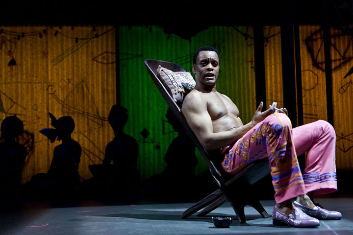 Una foto di scena da "Fela!"
