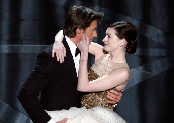 Hugh Jackman e Anne Hathaway