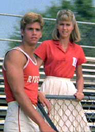 Lorenzo Lamas con Olivia Newton John in Grease