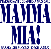 Il logo italiano del 2004 di "Mamma Mia!"