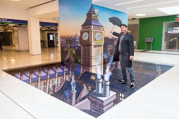 Mary Poppins alla Stazione Garibaldi di Milano