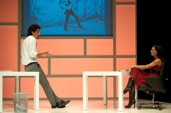 Una foto di scena