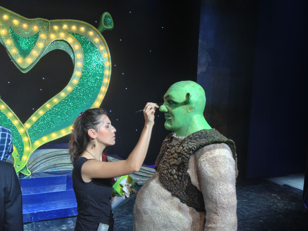 Ritocchi al trucco per Shrek