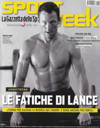 La copertina di "Sport Week" di oggi