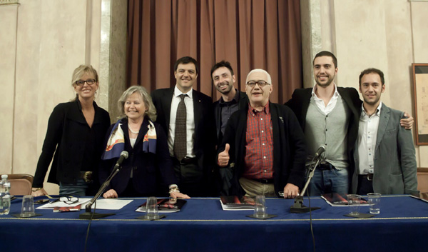 Un momento della conferenza stampa