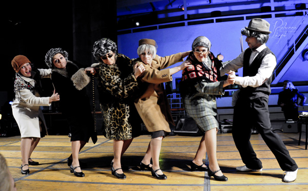 I Tappers in un afoto di scena