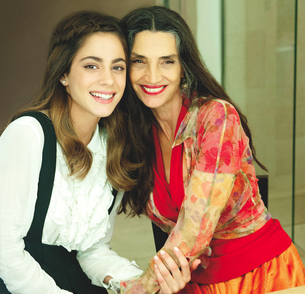"Tini" con Angela Molina