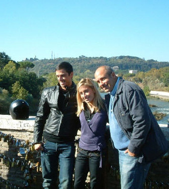 Massimiliano Varrese, Martina Ciabatti, Federico Moccia a Ponte Mivio