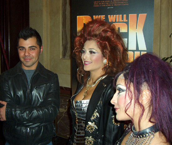 Il cast di We Will Rock You (Salvo Vinci, Valentina Ferrari)