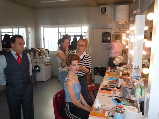 le foto "rubate" alle prove di Happy Days a Milano le foto "rubate" alle prove di Happy Days a Milano