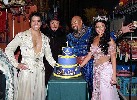 Adam Jacobs, Jonathan Freeman, James Monroe Iglehart and Courtney Reed Photo by Joseph Marzullo/WENN Adam Jacobs, Jonathan Freeman, James Monroe Iglehart and Courtney Reed Photo by Joseph Marzullo/WENN