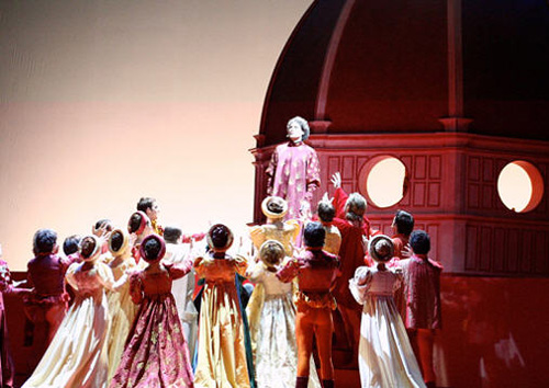 Una foto di scena Una foto di scena