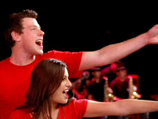 Una foto da "Glee" Una foto da "Glee"